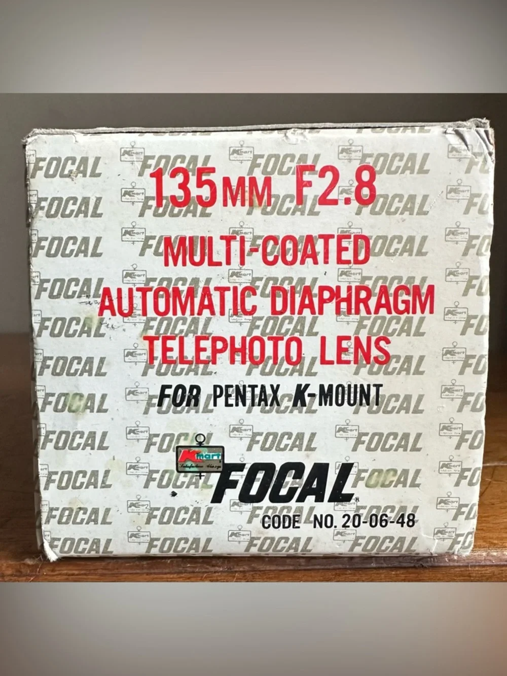 Focal MC Auto 135mm F2.8 Multi-Coated Automatic Diaphragm Telephoto Lens K-Mount